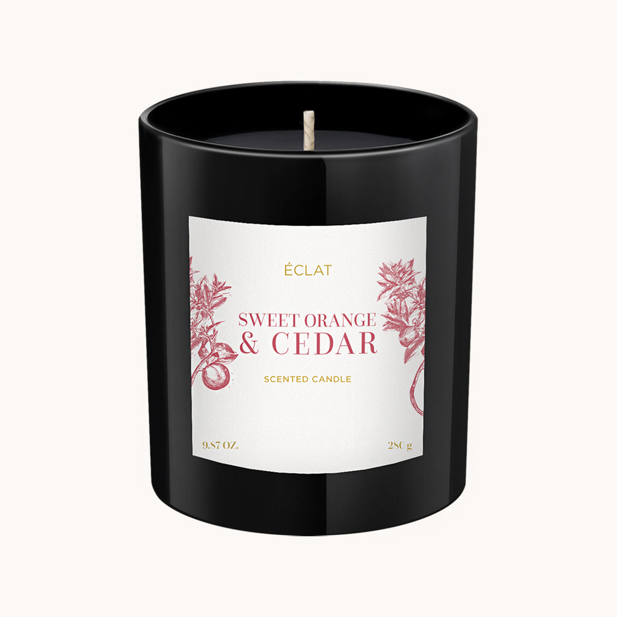 Duftkerze Sweet Orange & Cedar - Entspannung pur
