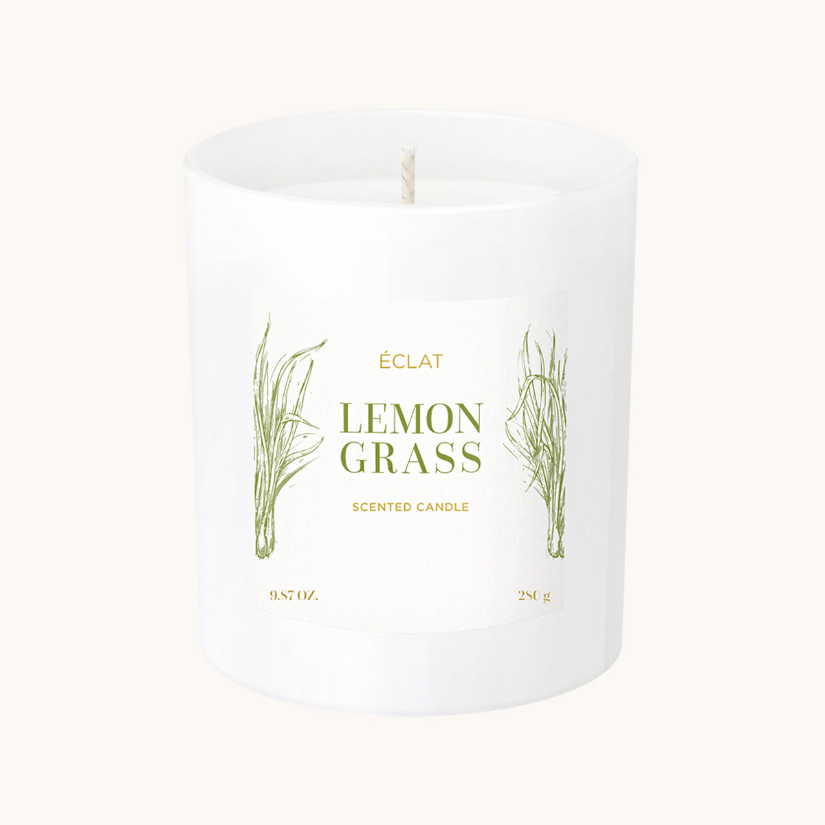 ÉCLAT Lemongrass Duftkerze aus Sojawachs