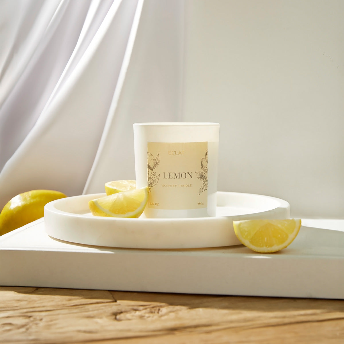 ÉCLAT Lemon Duftkerze aus Sojawachs