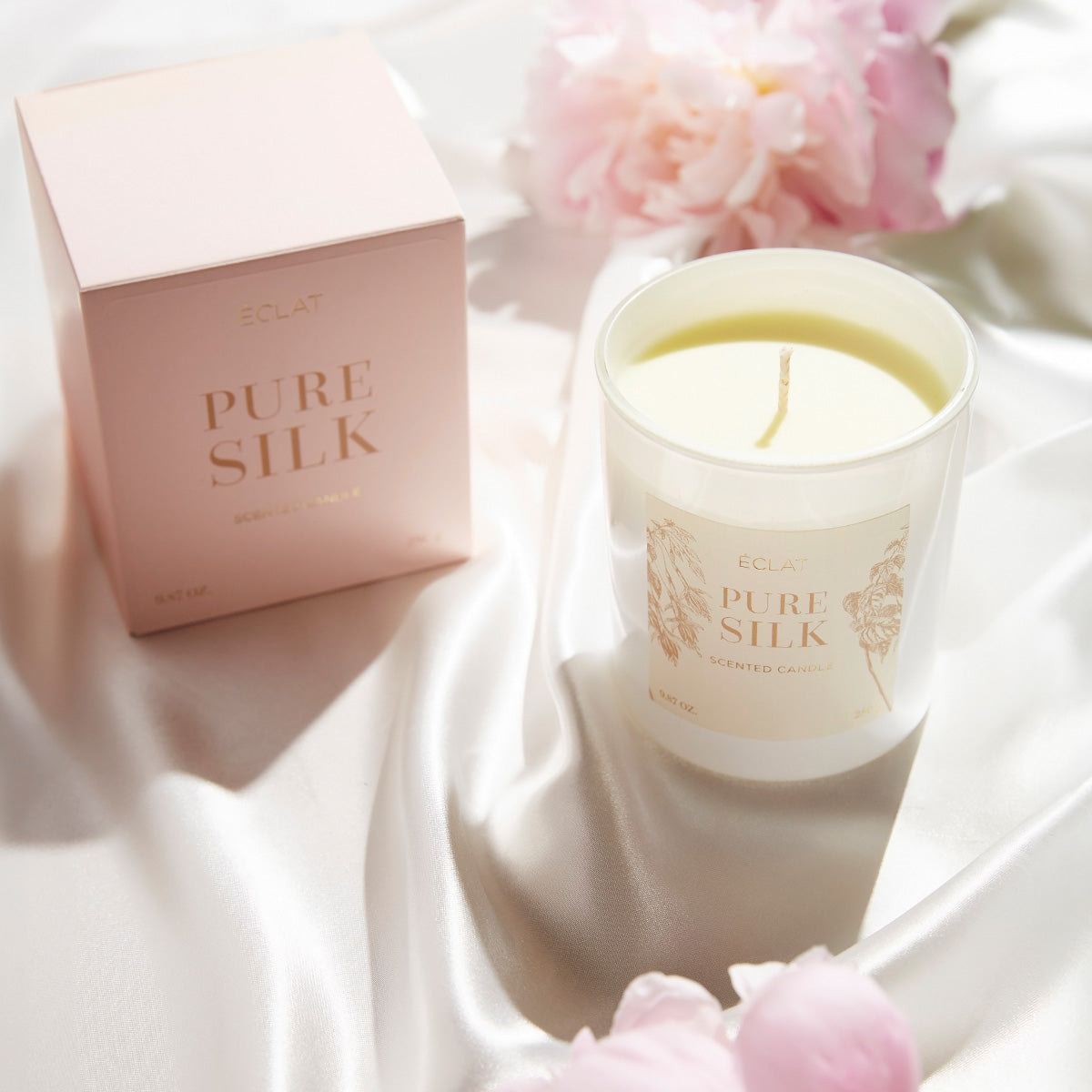 ÉCLAT Pure Silk Duftkerze aus Sojawachs